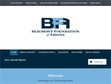 Tablet Screenshot of bmtfoundation.com